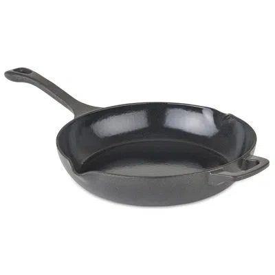 Viking Cast Iron 10.5 Inch Chef's Pan In Black