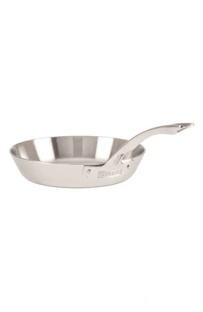 Viking Contemporary 10-inch 3-ply Stainless Steel Fry Pan In Silver