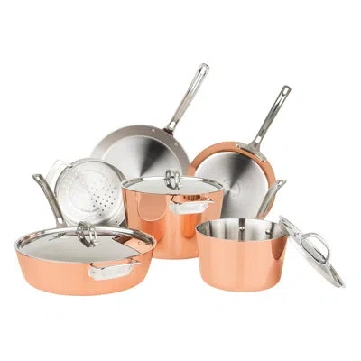Viking Contemporary 4-ply Copper 9-piece Cookware Set