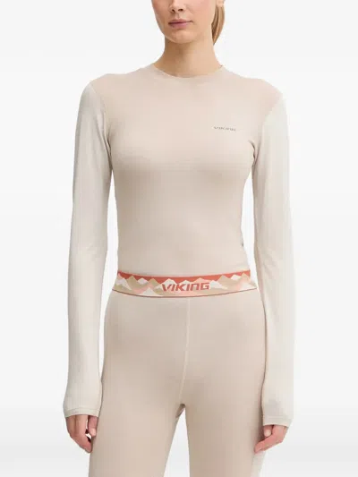 Viking Novena Logo-print Base Layer Set In Neutral