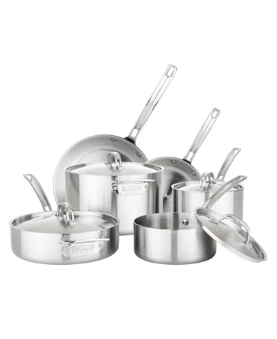 Viking Professional 5-ply Stainless Steel 10-piece Cookware Set