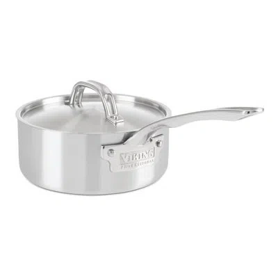 Viking Professional 5-ply Sauce Pan With Lid In Stainless Steel