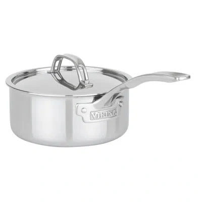 Viking Pureglide Pro 3-ply Nonstick Sauce Pan In Silver