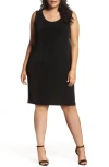 Vikki Vi Sleeveless Shift Dress In Black