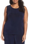 Vikki Vi Tank Top In Navy