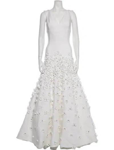 Pre-owned Viktor & Rolf 2017 Long Dress In White