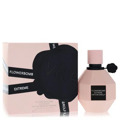 Viktor & Rolf 2pcs Combo Gift Set Flowerbomb Extreme By  Eau De Parfum Intense Spray 1.7 oz For Women In Pink