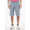 Viktor & Rolf 5-pocketed Printed Cotton Shorts In Blue