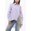 Viktor & Rolf Asymmetric Floating Away Shirt With Sheer Detail