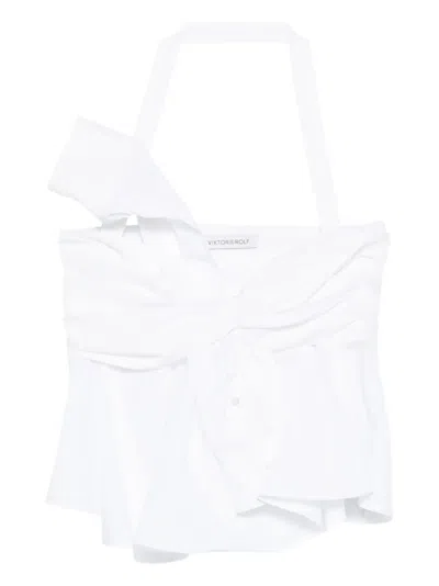 Viktor & Rolf Bow Detail Bralette In White