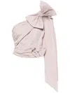 Viktor & Rolf Bow-detail One-shoulder Blouse In Pink
