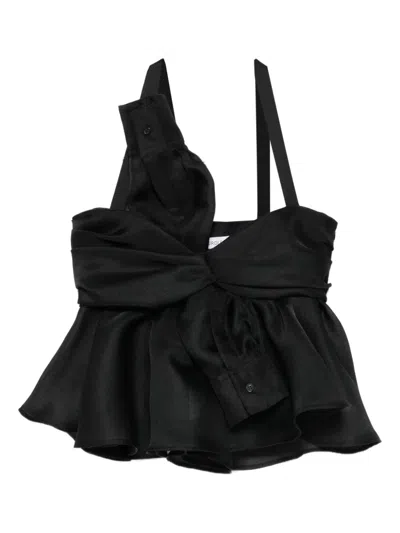 Viktor & Rolf Bow-detail Top In Black