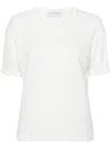 Viktor & Rolf Braid-detail Cotton T-shirt In Weiss