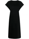 Viktor & Rolf Braided-collar A-line Dress In Black