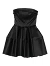 Viktor & Rolf Circle Mini Dress In Black