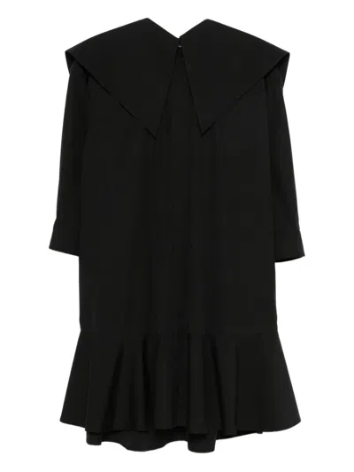 Viktor & Rolf 코튼 셔츠 드레스 In Black