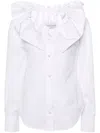 Viktor & Rolf Couture Off-shoulder Shirt In 白色