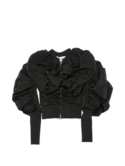 Viktor & Rolf Couture Pumpkin Bomber Jacket In Black