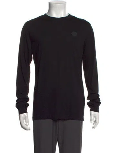 Pre-owned Viktor & Rolf Crew Neck Long Sleeve T-shirt W/ Tags In Black
