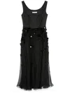 Viktor & Rolf Embroidered A-line Maxi Dress
