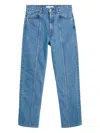 Viktor & Rolf Five-pocket Panelled Jeans In Blue