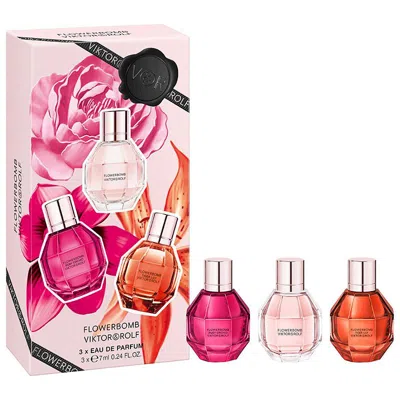 Viktor & Rolf Floral Fantasy Mini Fragrance Set: 3 X 0.24 oz In Transparent