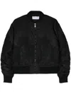 Viktor & Rolf Floral-lace Bomber Jacket In Black