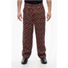 Viktor & Rolf Floral Patterned Pajama Pants With Drawstring In Brown