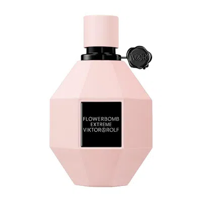 Viktor & Rolf Flowerbomb Extreme Eau De Parfum Spray, Intense 3.3 oz (100 Ml) For Women In Transparent
