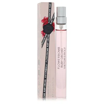 Viktor & Rolf Flowerbomb Ruby Orchid By  Mini Edp Spray .34 oz For Women In Transparent