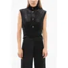 Viktor & Rolf Glittery Velvet Bustier Top
