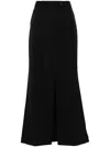 Viktor & Rolf Wool Maxi High-waisted Skirt In Black