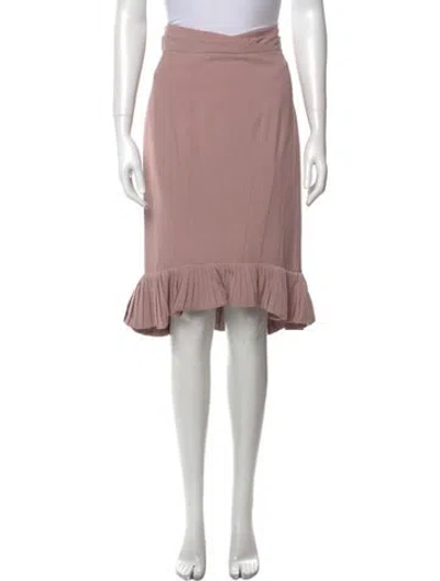 Pre-owned Viktor & Rolf Knee-length Skirt In Pink