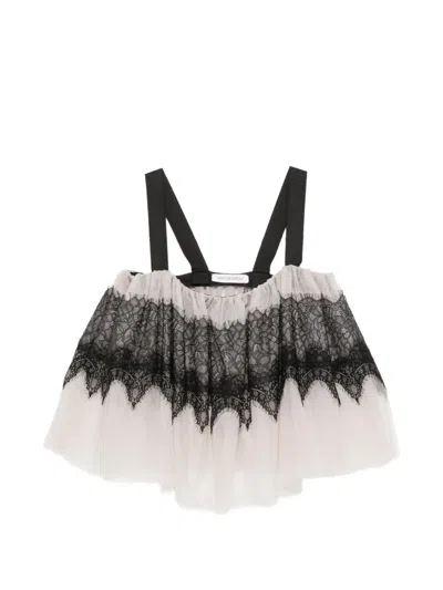 Viktor & Rolf Bluse Mit Spitzenborten In Neutral