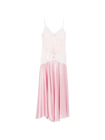 Viktor & Rolf Camisole-kleid Aus Seide In Multi