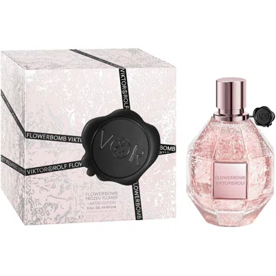 Viktor & Rolf Ladies Flowerbomb Frozen Flower Edp Spray 3.4 oz Fragrances 3614274160604 In Pink