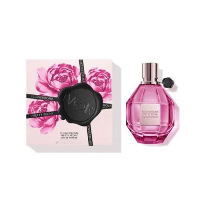 Viktor & Rolf Ladies Flowerbomb Pretty Peony Edp Spray 3.4 oz Fragrances 3614274506167 In Transparent