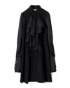 Viktor & Rolf Long-sleeve Black Dress With High Collar In Black