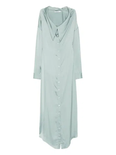 Viktor & Rolf 긴소매 맥시 드레스 In Blue