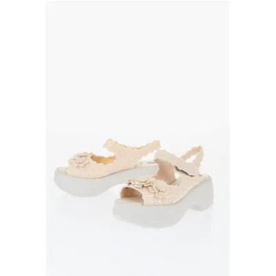 Viktor & Rolf Melissa Rubber Blossom Sandals With Platform Women's Sole