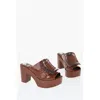 Viktor & Rolf Melissa Rubber Buckle Up Mules With Maxi Buckle 10cm