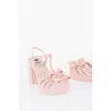 Viktor & Rolf Melissa Solid Color Rubber Party T-strap Sandals With Bows H
