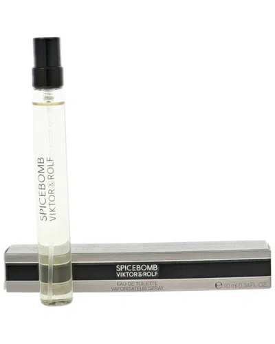 Viktor & Rolf Viktor&rolf Men's 0.34oz Spicebomb Edt In Transparent