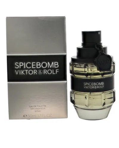 Viktor & Rolf Viktor&rolf Men's 1.7oz Spicebomb Edt In Transparent