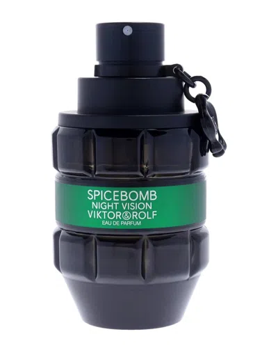 Viktor & Rolf Viktor&rolf Men's 1.7oz Spicebomb Night Vision Edp In Transparent