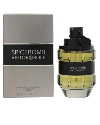 Viktor & Rolf Viktor&rolf Men's 3.04oz Spicebomb Edt In Transparent