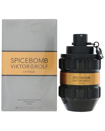 Viktor & Rolf Viktor&rolf Men's 3.04oz Spicebomb Extreme Edp In Black