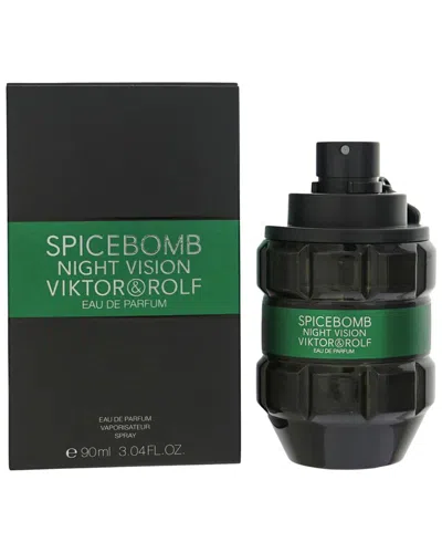 Viktor & Rolf Viktor&rolf Men's 3oz Spicebomb Night Vision Edp In Transparent