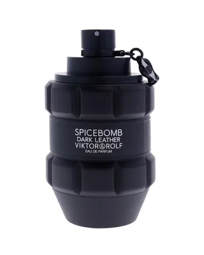 Viktor & Rolf Viktor&rolf Men's Spicebomb Dark Leather 5.07oz Edp Spray In Transparent