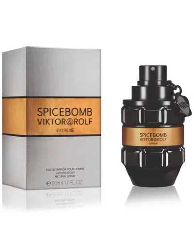 Viktor & Rolf Men's Spicebomb Extreme Eau De Parfum Spray, 1.7 Oz. In Transparent